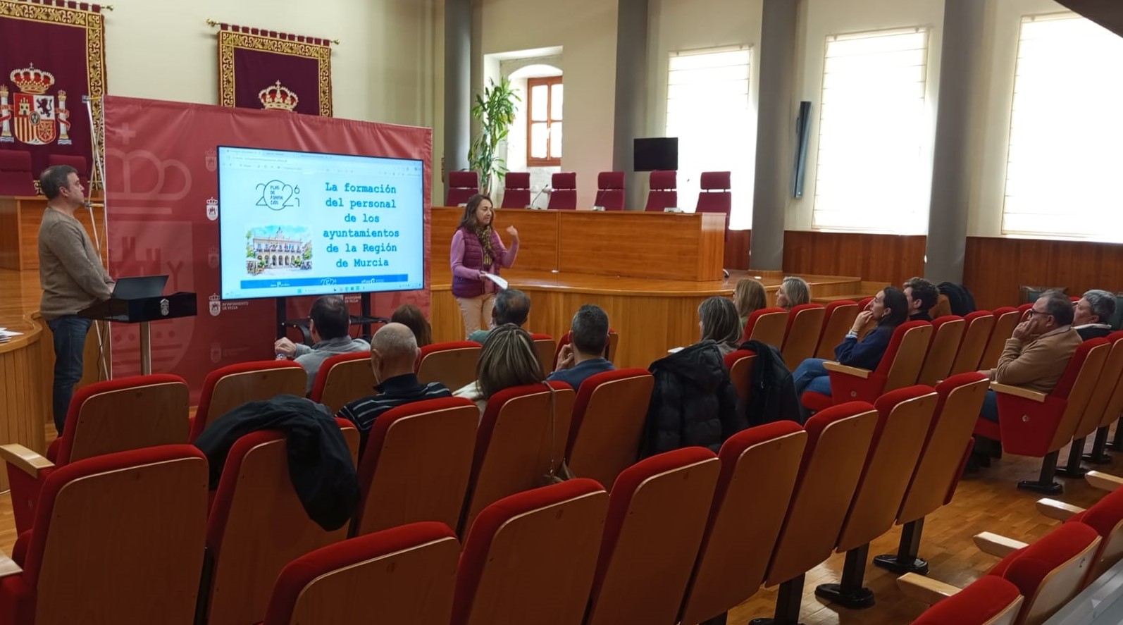 Reuni&oacute;n celebrada en el Ayuntamiento de Yecla, con la asistencia de Jumilla, Abanilla y Fortuna