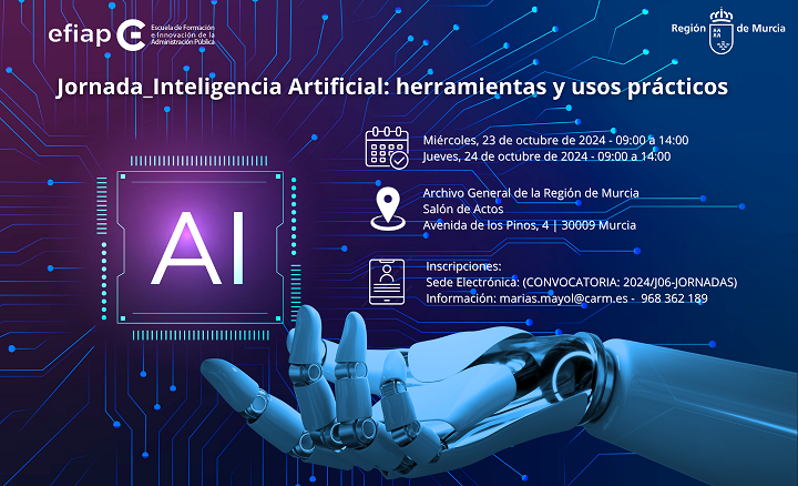 Jornada sobre Inteligencia Artificial: herramientas y usos prácticos (23-24/10/2024)